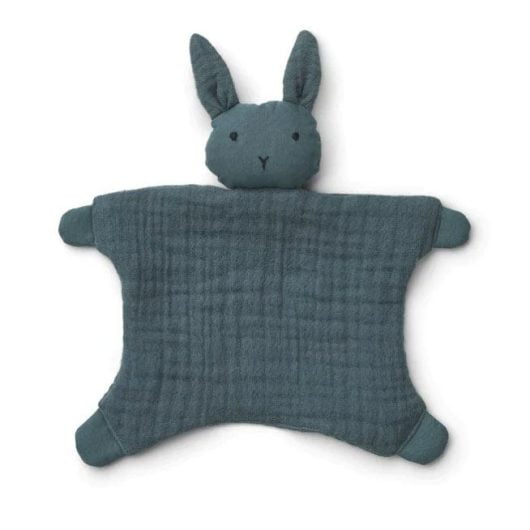 Liewood nusseklud / Cuddle Teddy, 22x20, Amaya - Rabbit/Whale Blue