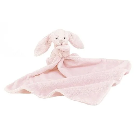 Jellycat Nusseklud - 34x34 cm. - Bashful Bunny - Pink - OneSize - Jellycat Nusseklud